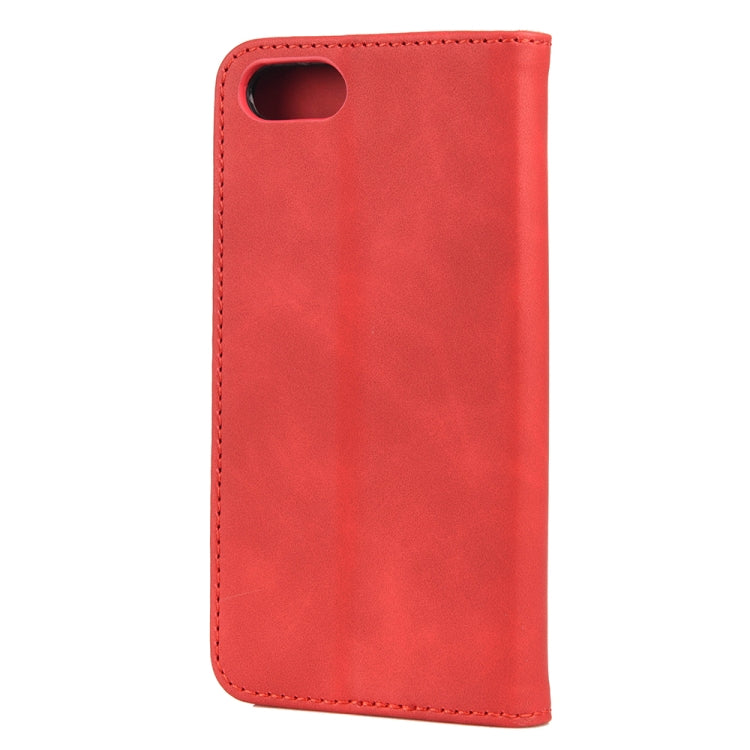For iPhone SE 2022 / SE 2020 / 8 / 7 Skin Feel Splicing Leather Phone Case