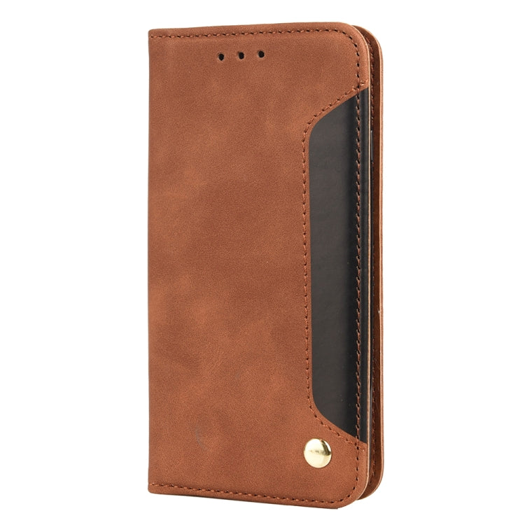 For iPhone SE 2022 / SE 2020 / 8 / 7 Skin Feel Splicing Leather Phone Case