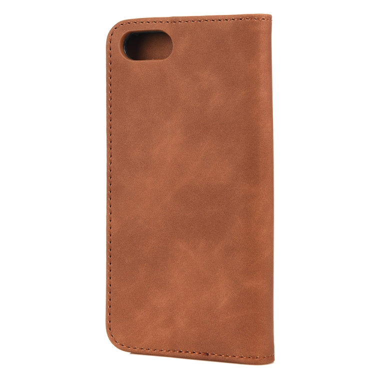 For iPhone SE 2022 / SE 2020 / 8 / 7 Skin Feel Splicing Leather Phone Case