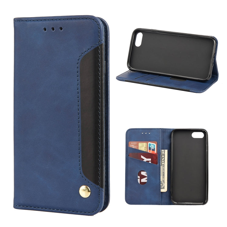 For iPhone SE 2022 / SE 2020 / 8 / 7 Skin Feel Splicing Leather Phone Case
