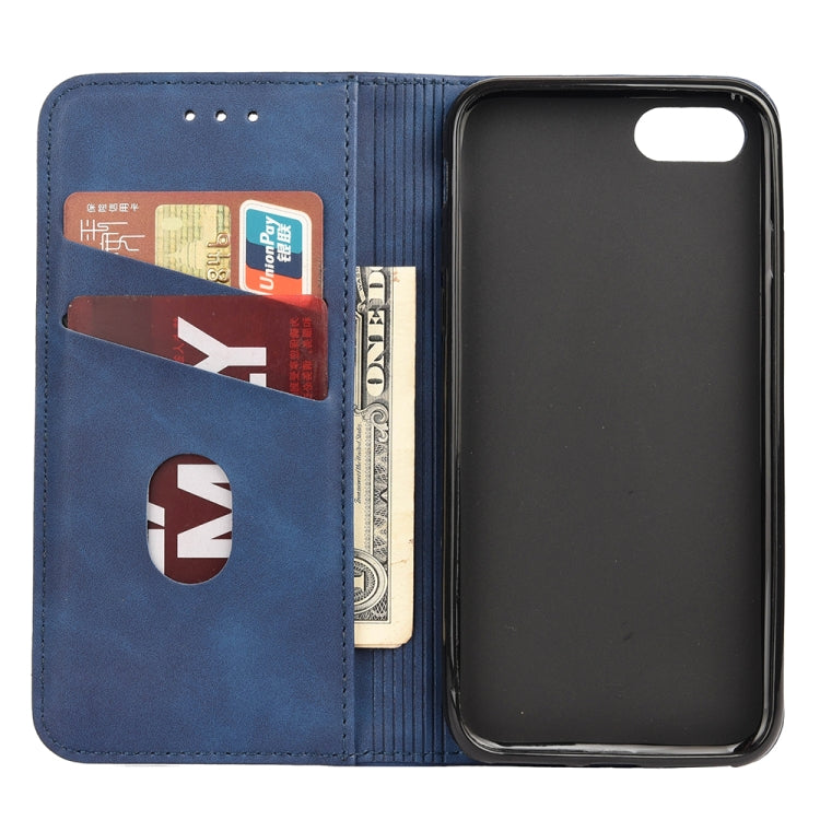 For iPhone SE 2022 / SE 2020 / 8 / 7 Skin Feel Splicing Leather Phone Case