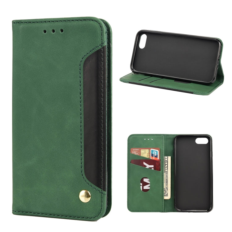 For iPhone SE 2022 / SE 2020 / 8 / 7 Skin Feel Splicing Leather Phone Case