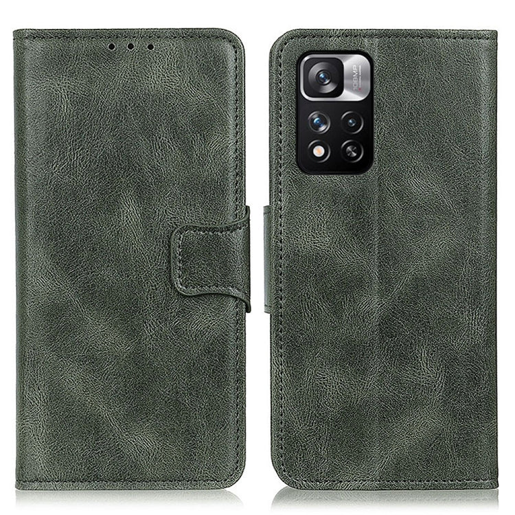 For Xiaomi Redmi Note 11 Pro / Redmi Note 11 Pro+ 5G / Mi 11i Mirren Crazy Horse Texture Horizontal Flip Leather Phone Case with Holder & Card Slots & Wallet