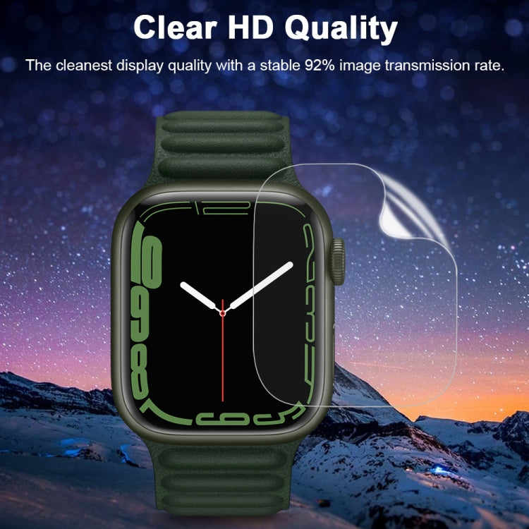 50 PCS Soft Hydrogel Film Watch Screen Protector For Apple Watch Series 7 45mm
