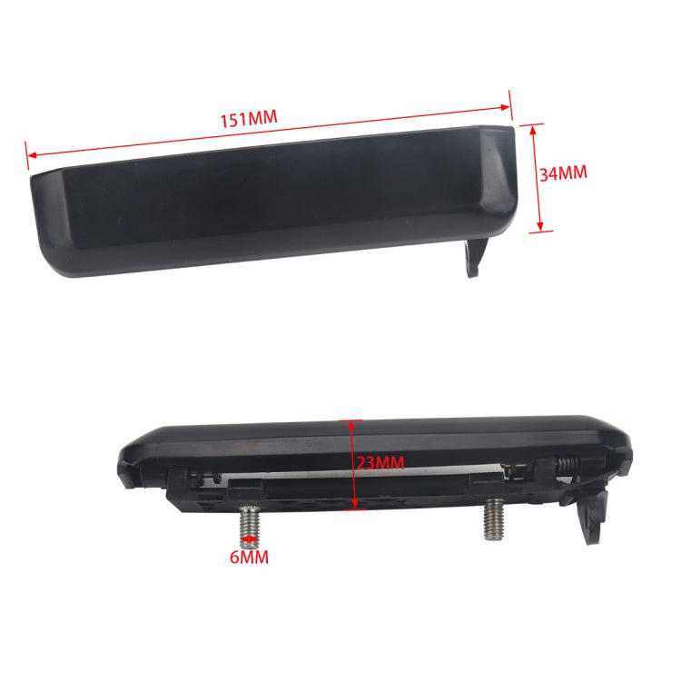 A5258 1 Pair Car Front Door Handle 8060601A10,8060701A10 for Nissan D21 Pickup 1987-1994