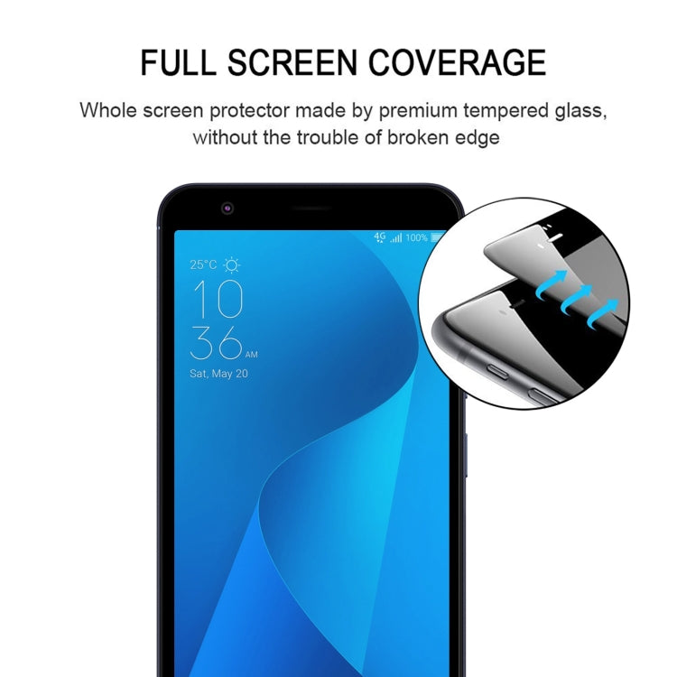 For Asus Zenfone Max Plus M1 ZB570TL Full Glue Full Cover Screen Protector Tempered Glass Film
