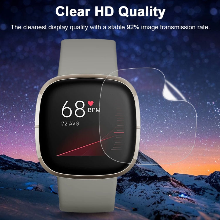 For Fitbit Sense Soft Hydrogel Film Watch Screen Protector