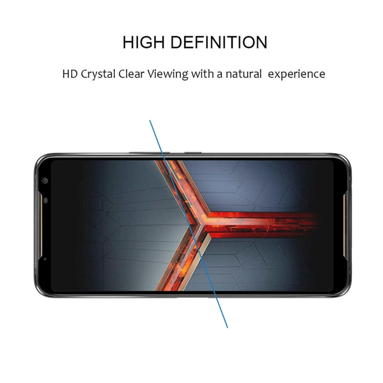 For Asus ROG Phone II ZS660KL 25 PCS Full Glue Full Cover Screen Protector Tempered Glass Film