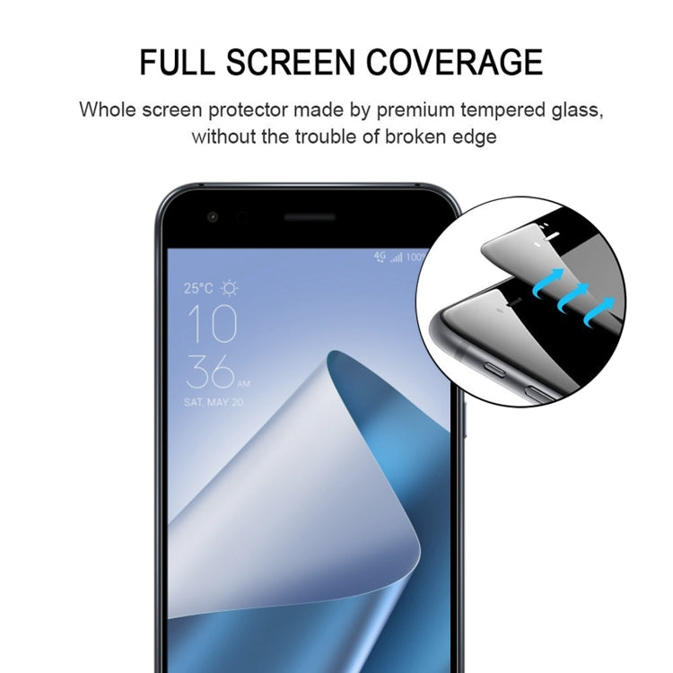 For Asus Zenfone 4 ZE554KL 25 PCS Full Glue Full Cover Screen Protector Tempered Glass Film