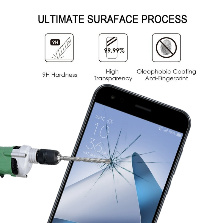 For Asus Zenfone 4 ZE554KL 25 PCS Full Glue Full Cover Screen Protector Tempered Glass Film