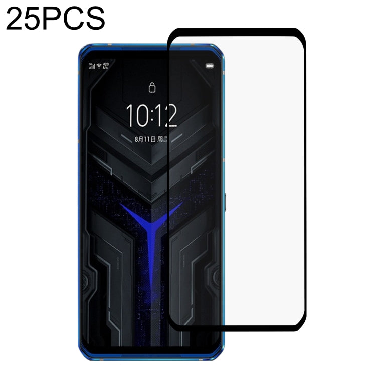 For Lenovo Legion Pro 25 PCS Full Glue Full Cover Screen Protector Tempered Glass Film