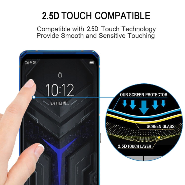 For Lenovo Legion Pro 25 PCS Full Glue Full Cover Screen Protector Tempered Glass Film