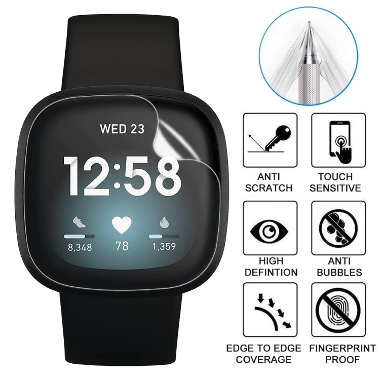 For Fitbit Versa 3 50 PCS Soft Hydrogel Film Watch Screen Protector