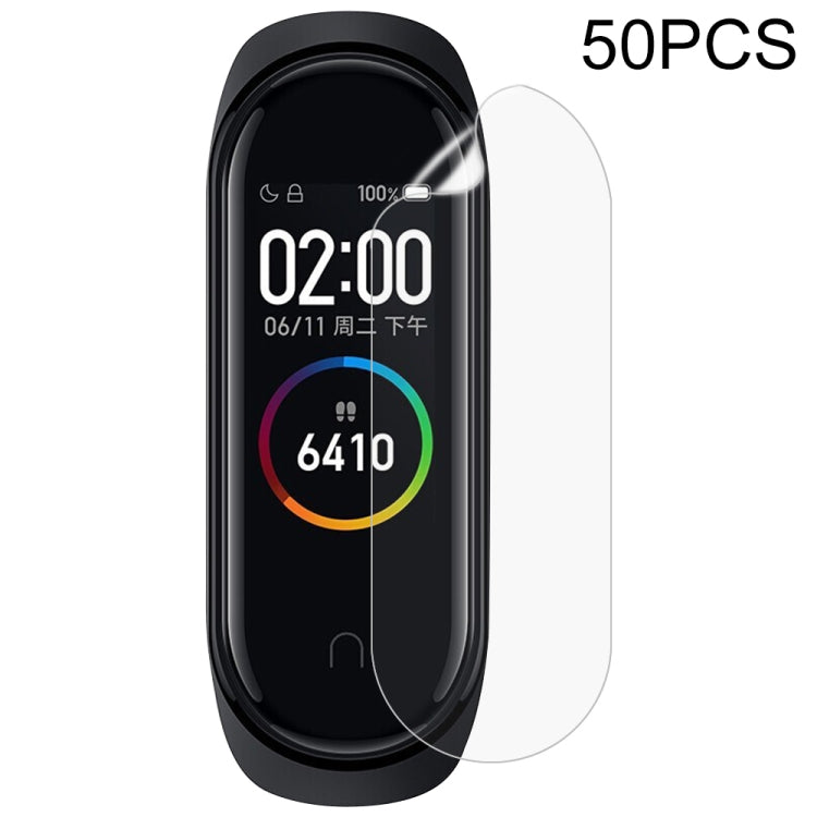 For Xiaomi Mi Band 4 50 PCS Soft Hydrogel Film Watch Screen Protector