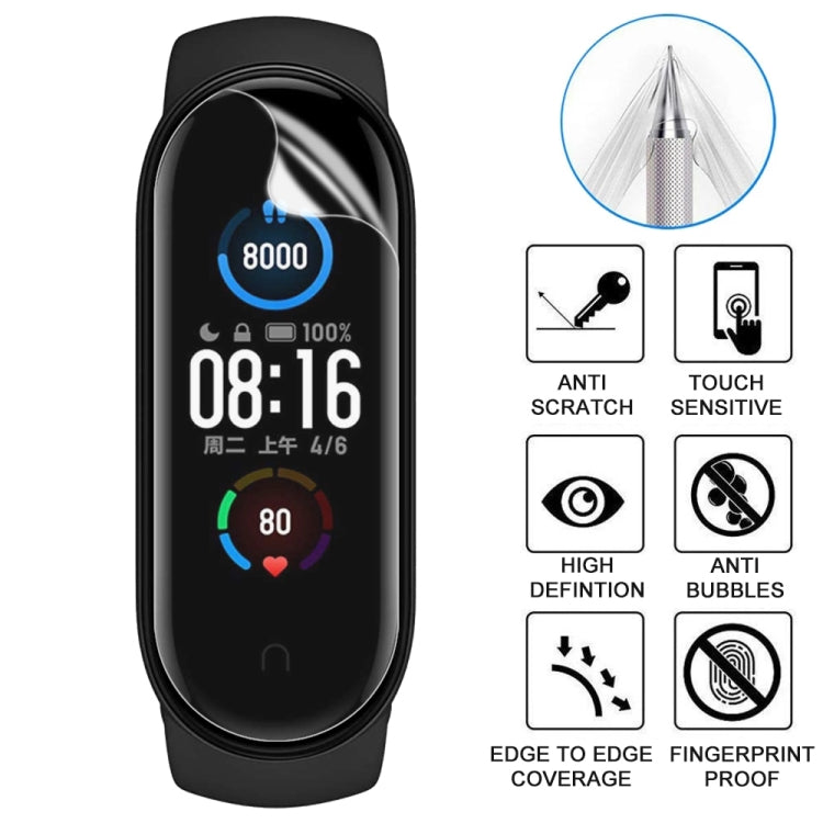 For Xiaomi Mi Band 5 50 PCS Soft Hydrogel Film Watch Screen Protector