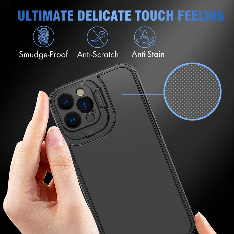 For iPhone 13 mini Camera Cover & Holder Design TPU + PC Phone Case