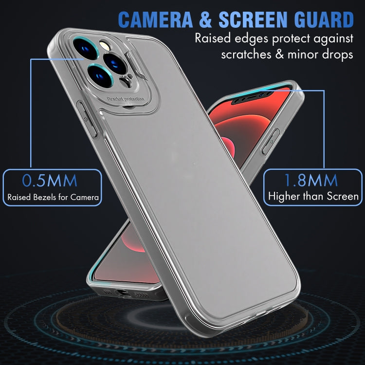 For iPhone 12 mini Camera Cover & Holder Design TPU + PC Phone Case