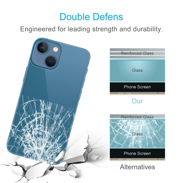 For iPhone 13 mini 0.26mm 9H 2.5D Tempered Glass Back Film