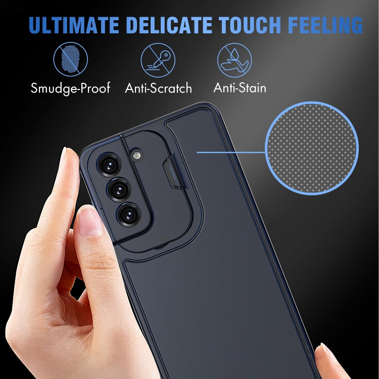For Samsung Galaxy S21 5G Camera Cover & Holder Design TPU + PC Phone Case
