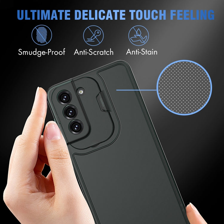 For Samsung Galaxy S21 5G Camera Cover & Holder Design TPU + PC Phone Case