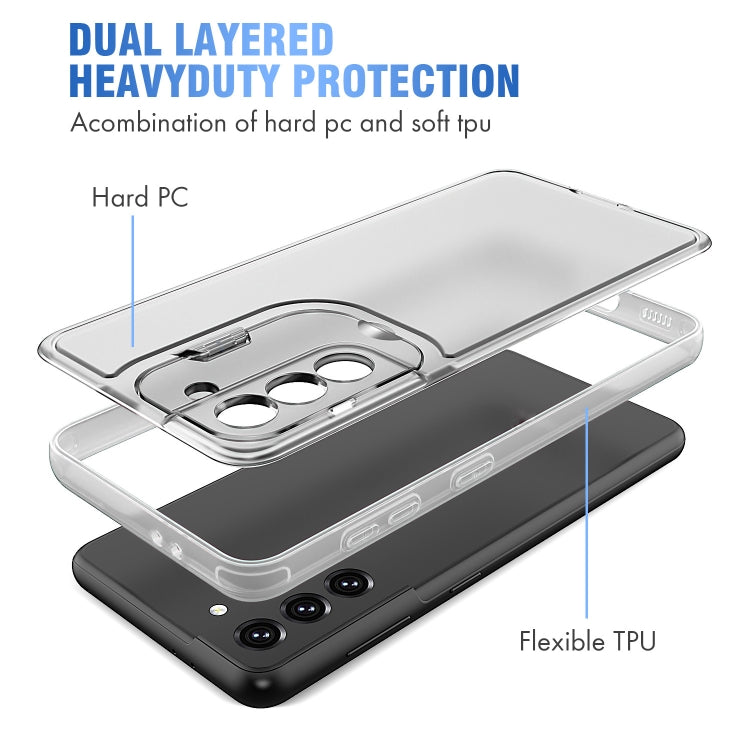 For Samsung Galaxy S21 Ultra 5G Camera Cover & Holder Design TPU + PC Phone Case
