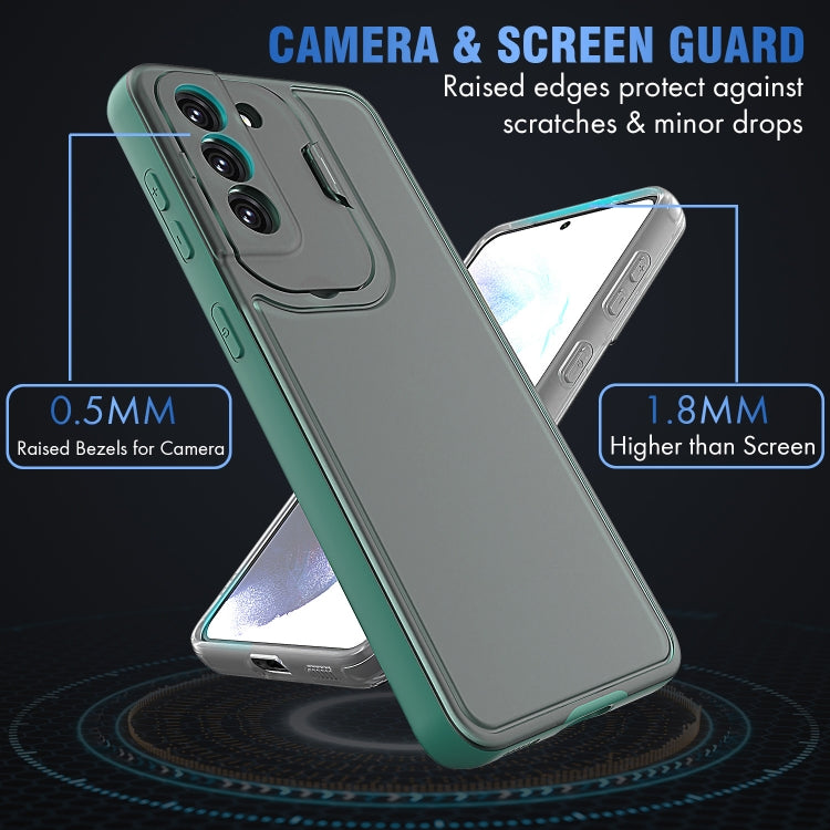 For Samsung Galaxy S21 Ultra 5G Camera Cover & Holder Design TPU + PC Phone Case