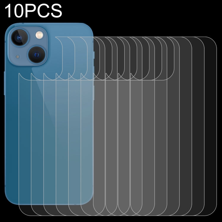 For iPhone 13 mini 10pcs 0.26mm 9H 2.5D Tempered Glass Back Film