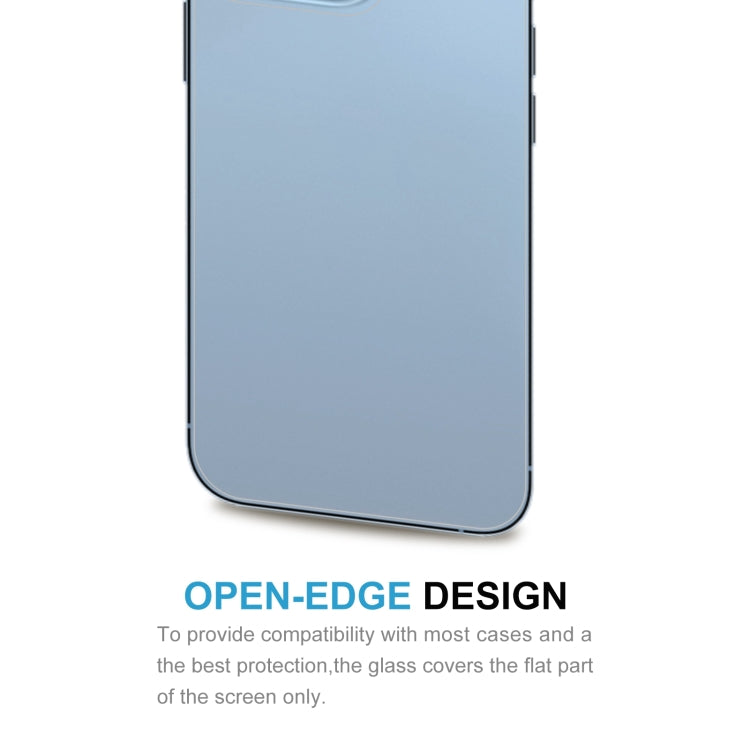 For iPhone 13 Pro Max 50pcs 0.26mm 9H 2.5D Tempered Glass Back Film