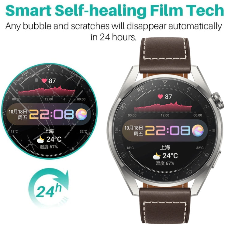 For Huawei Watch 3 Pro Soft Hydrogel Film Watch Screen Protector