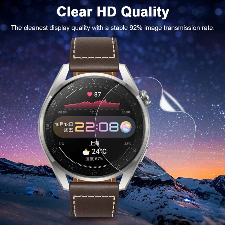 For Huawei Watch 3 Pro Soft Hydrogel Film Watch Screen Protector