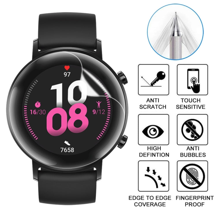For Huawei Watch GT 2 42mm 50 PCS Soft Hydrogel Film Watch Screen Protector