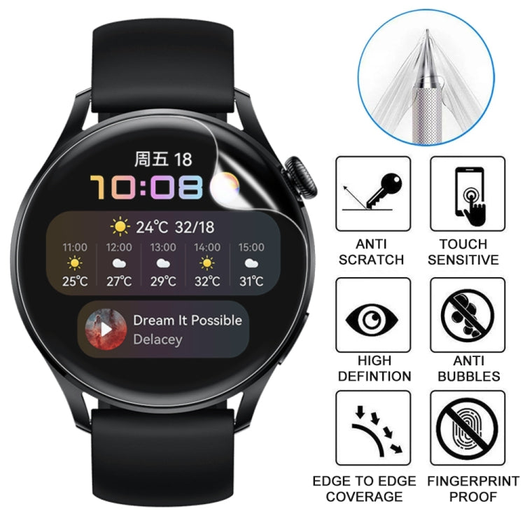 For Huawei Watch 3 50 PCS Soft Hydrogel Film Watch Screen Protector