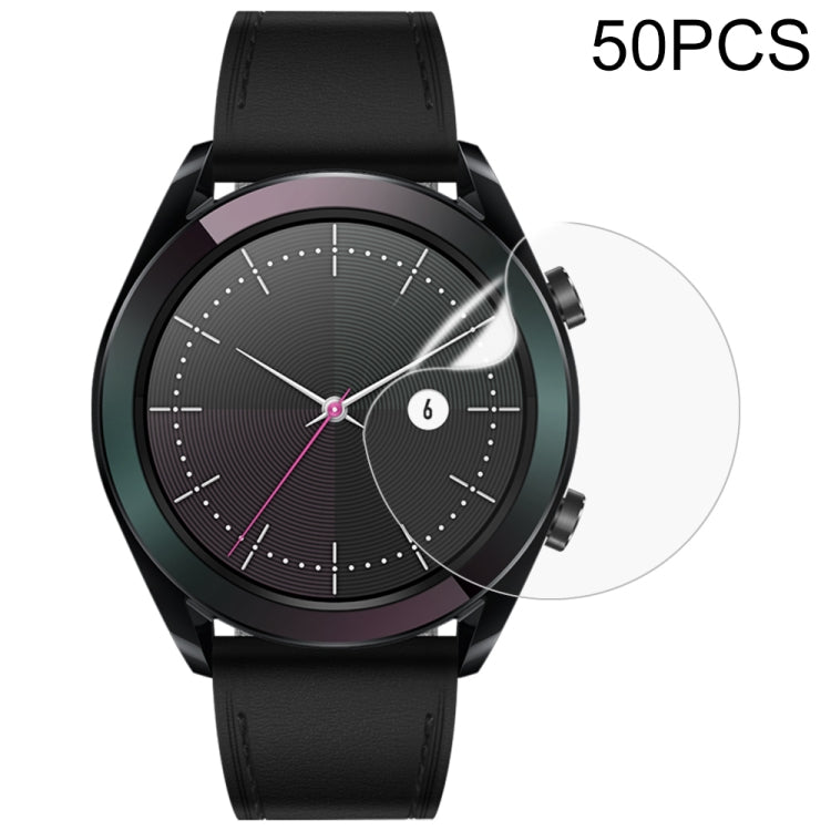 For Huawei Watch GT Elegant 50 PCS Soft Hydrogel Film Watch Screen Protector