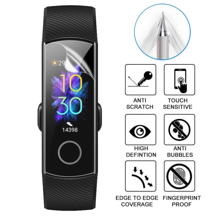 For Honor Band 5 50 PCS Soft Hydrogel Film Watch Screen Protector