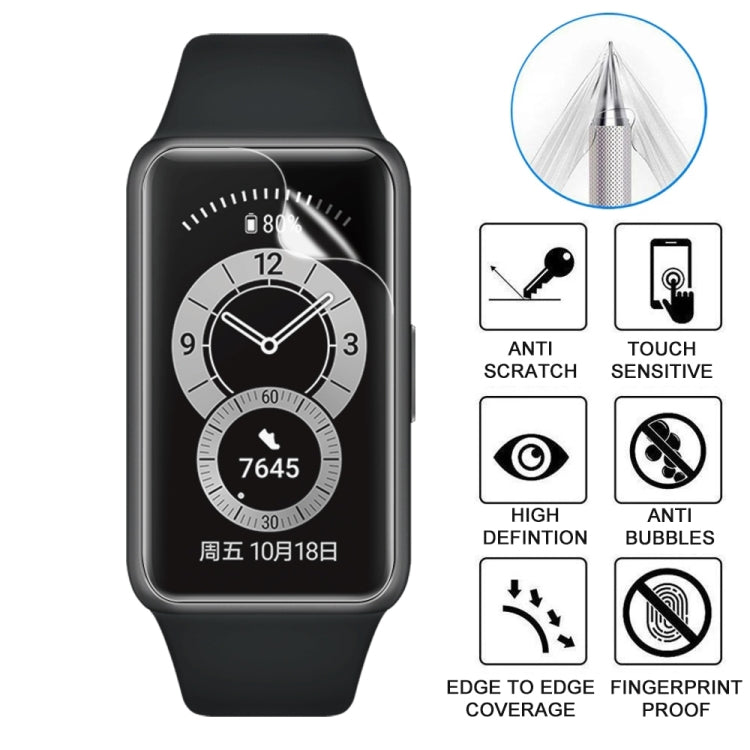 For Huawei Band 6 50 PCS Soft Hydrogel Film Watch Screen Protector
