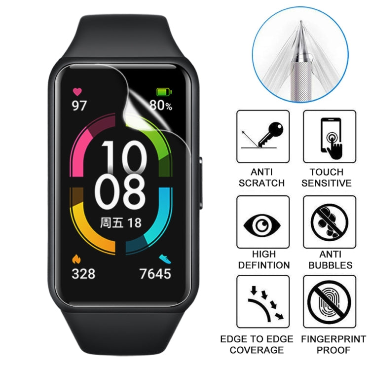 For Honor Band 6 50 PCS Soft Hydrogel Film Watch Screen Protector