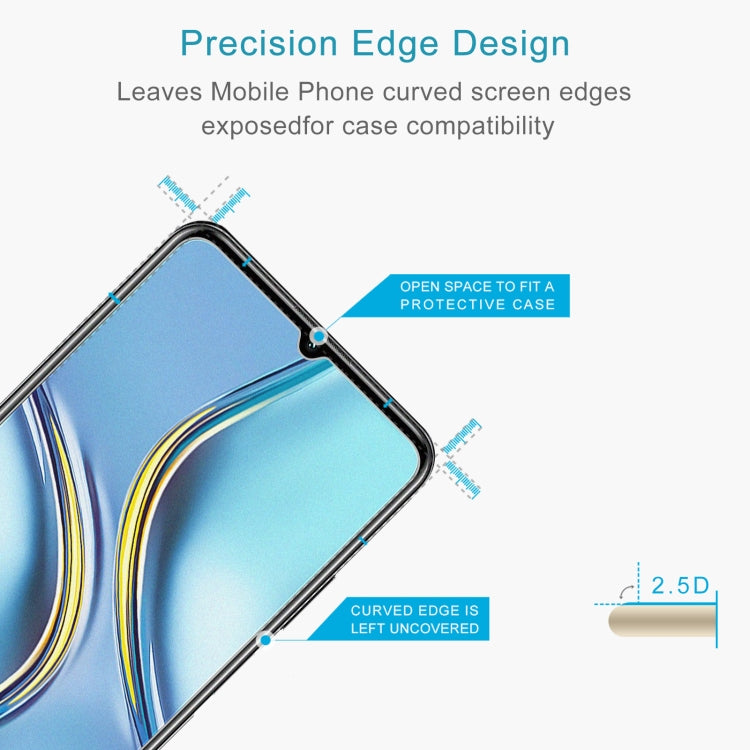 For Honor X30 Max 10 PCS 0.26mm 9H 2.5D Tempered Glass Film