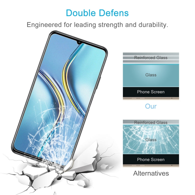 For Honor X30 Max 10 PCS 0.26mm 9H 2.5D Tempered Glass Film