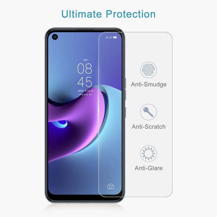 For Tecno Spark 7 Pro 50 PCS 0.26mm 9H 2.5D Tempered Glass Film