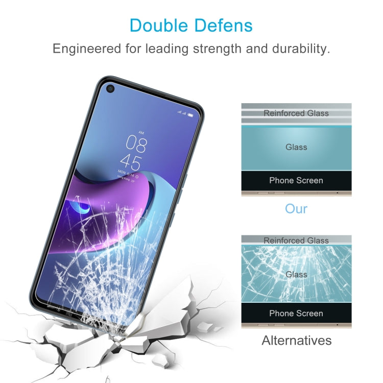 For Tecno Spark 7 Pro 50 PCS 0.26mm 9H 2.5D Tempered Glass Film