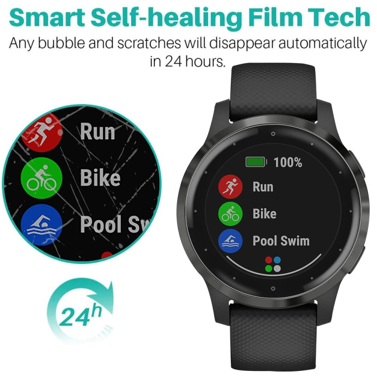 For Garmin Vivoactive 4 Soft Hydrogel Film Watch Screen Protector