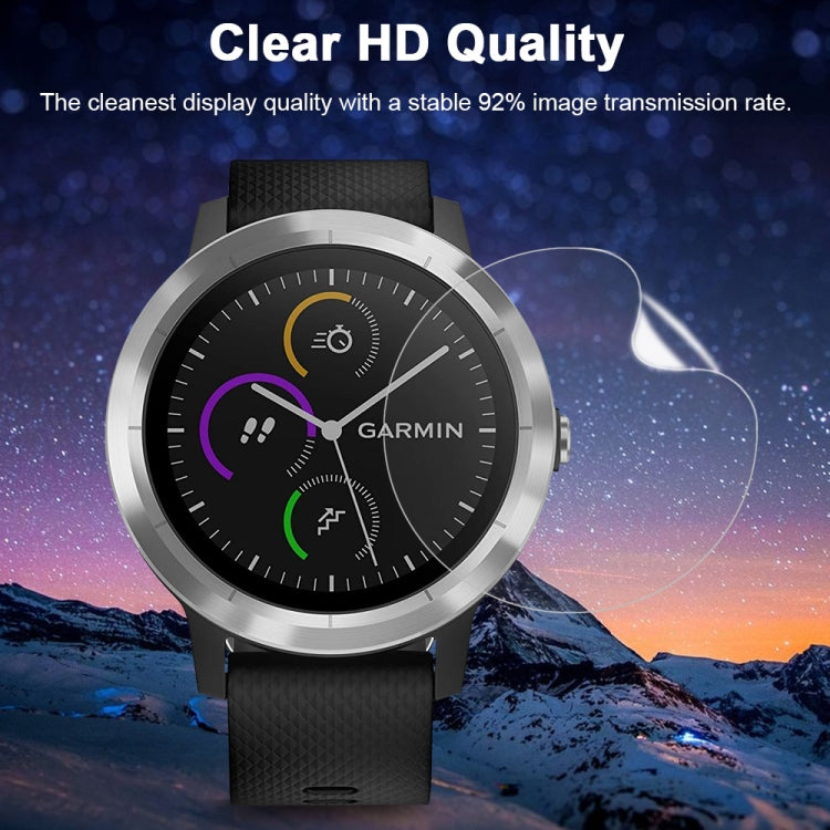 For Garmin Vivoactive 3 50 PCS Soft Hydrogel Film Watch Screen Protector