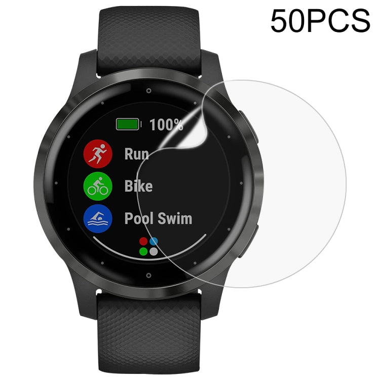 For Garmin Vivoactive 4 50 PCS Soft Hydrogel Film Watch Screen Protector