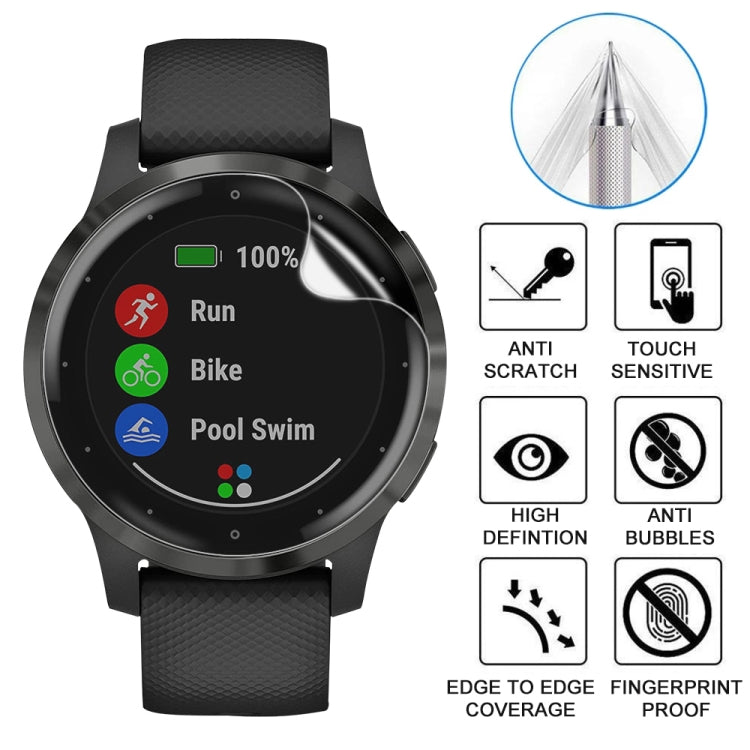 For Garmin Vivoactive 4 50 PCS Soft Hydrogel Film Watch Screen Protector