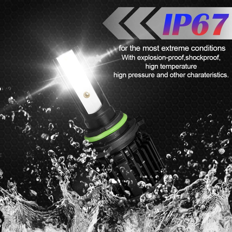 1 Pair F7 9006 DC9-36V / 22W / 2200LM IP67 Car LED COB Lamp Beads Headlight