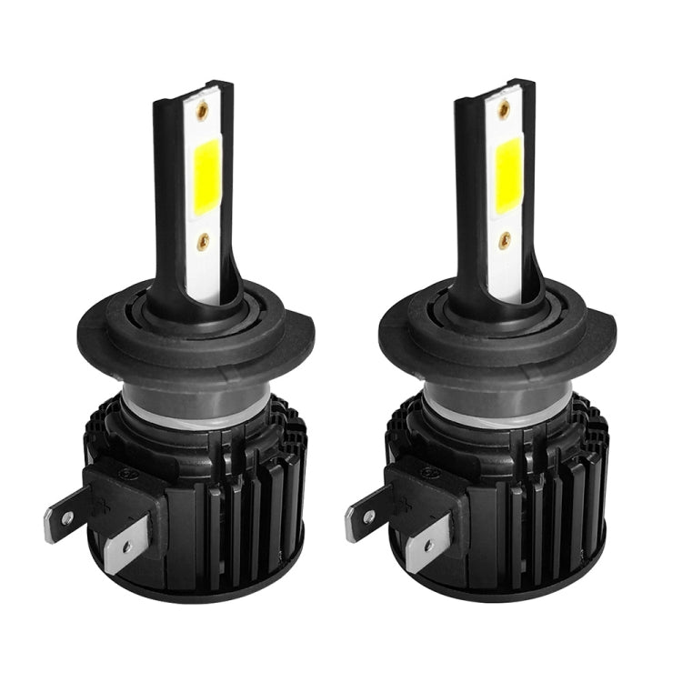1 Pair F7 H7 DC9-36V / 22W / 2200LM IP67 Car LED COB Lamp Beads Headlight
