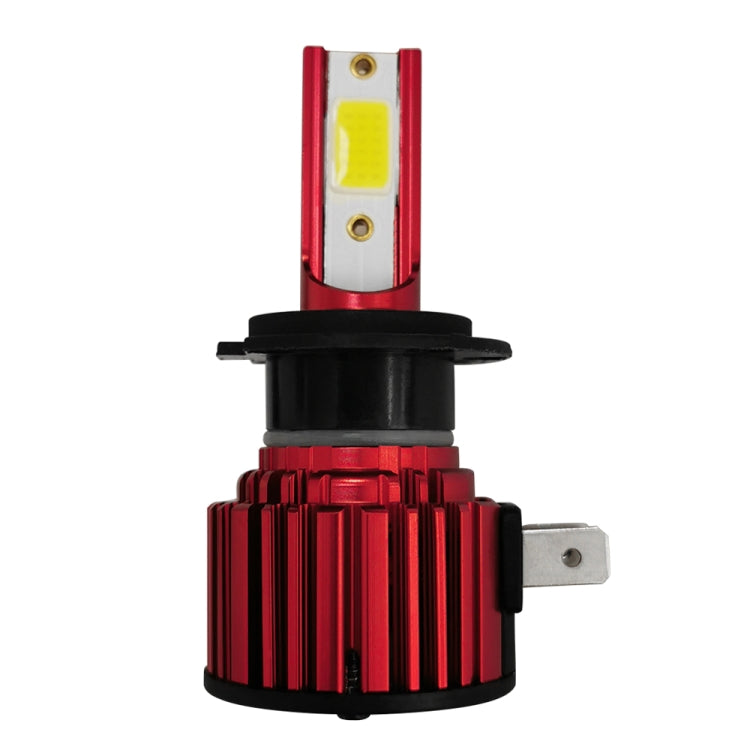 1 Pair F7 H7 DC9-36V / 22W / 2200LM IP67 Car LED COB Lamp Beads Headlight