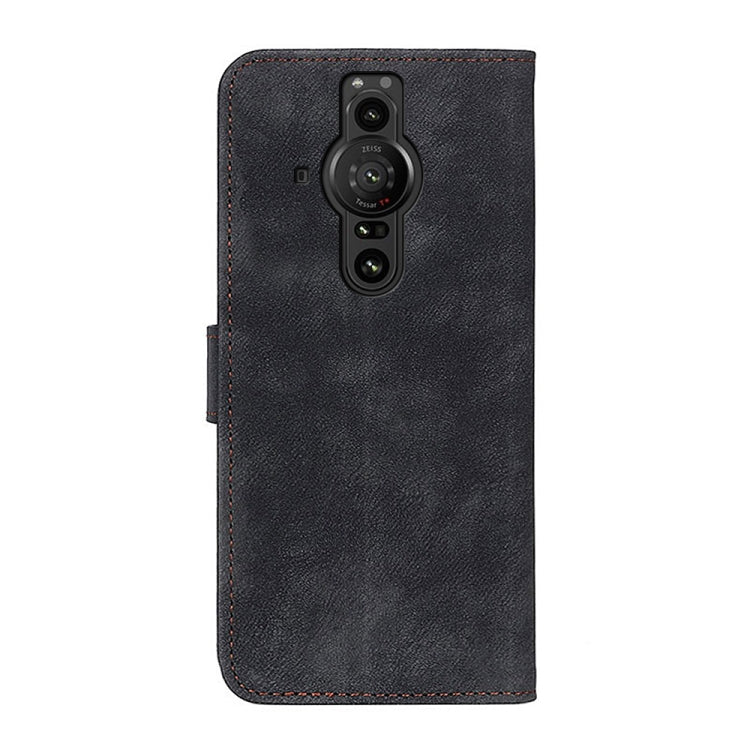 For Sony Xperia Pro-I Antelope Texture Magnetic Buckle Horizontal Flip Leather Phone Case with Card Slots & Wallet & Holder