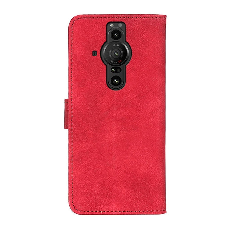 For Sony Xperia Pro-I Antelope Texture Magnetic Buckle Horizontal Flip Leather Phone Case with Card Slots & Wallet & Holder