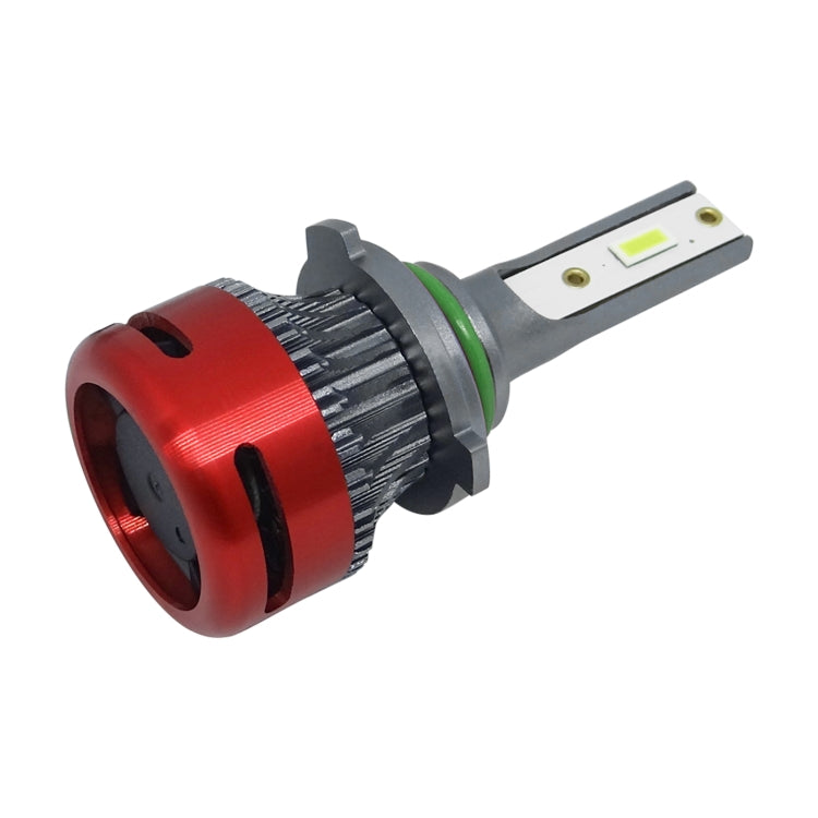 1 Pair F10 9006 DC9-23V / 24W / 2500LM / 6000K IP67 Car LED 3570 Lamp Beads Headlight(White Light)